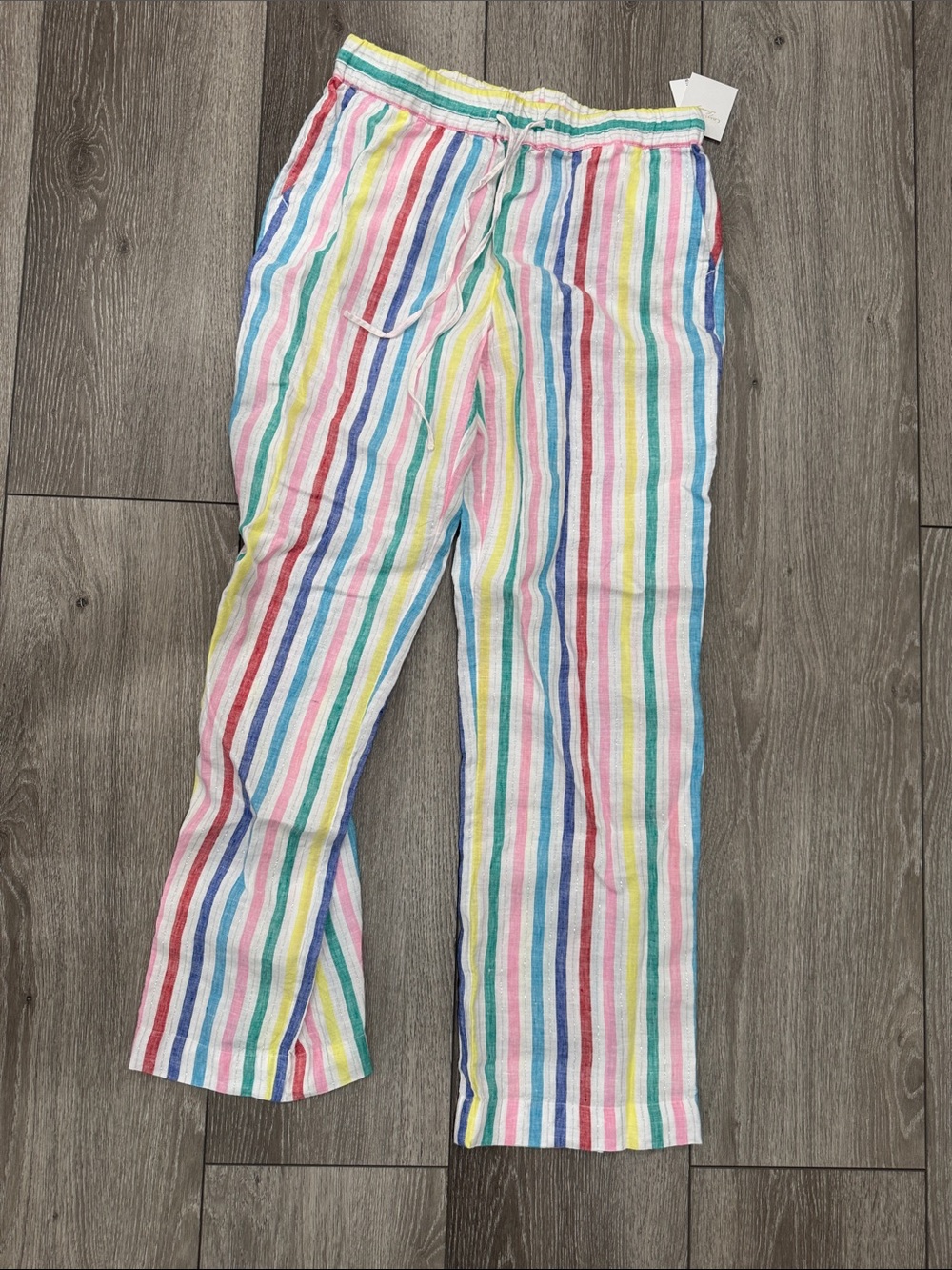 Charter Club Multicolor Striped Boot Cut Pants